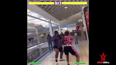 Dropped to his knees fighting a gay man
