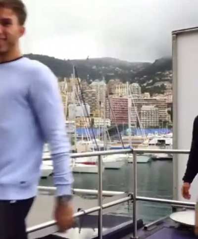 Catwalk with Gasly and Tsunoda