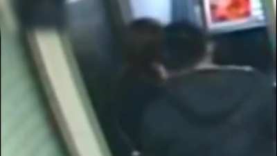 Robber returns money to a woman after seeing her account balance.