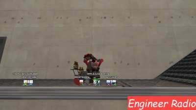 Been doing this thing where I just stream Lofi music with Engineer in the background. Pyro decided to join the server I was in and this happened.