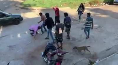 Ain&acirc;t nothin&acirc; off limits in a street brawl.