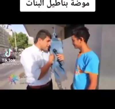 Average rapeygyptian, translation: "if you saw a women wearing this, what would you d ?","id rape her"