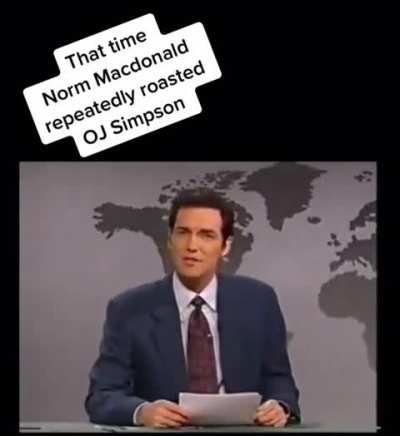 1997 when Norm MacDonald got fired from SNL because he wouldn&rsquo;t stop roasting OJ Simpson