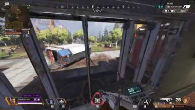 Why is this a thing? I fought a squad with a Lifeline in the building. I killed both but Lifeline trapped me with carepackages inside the room. I was stuck for a whole minute until I let myself get killed threw the window. Can there be a feature where you