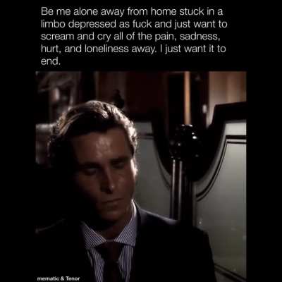 Please I just want it to end