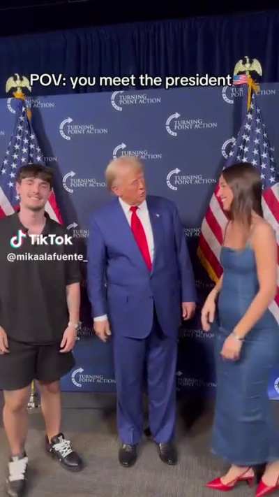 Mika Lafuente conoci&oacute; a Donald Trump - Opinen