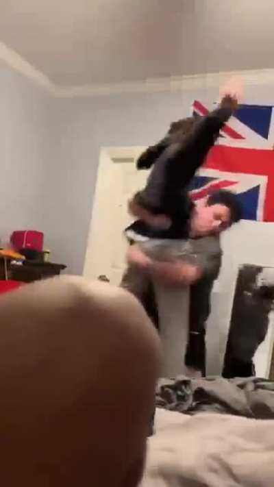 Idiot gets knocked out