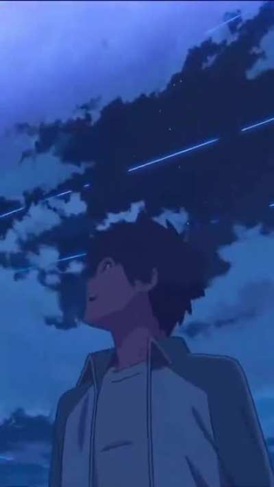 I&rsquo;m changing my IOS 14 theme (to Kimi No Nawa of course) and this is my live wallpaper