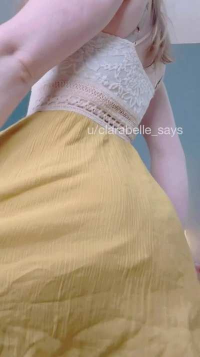 my sundress is hiding a fun surprise