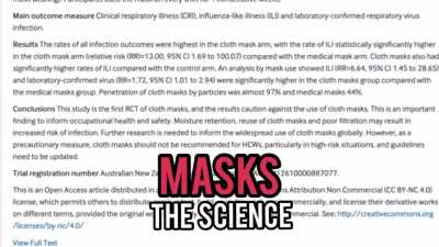 ABSOLUTE PROOF: Wearing a mask is for placebo only. They are not effective at all against preventing the spread of Coronavirus, and no, they don't help even a little bit, ACCORDING TO LEADING SCIENTISTS. STOP SPREADING LIES. Democrats and Liberals only us