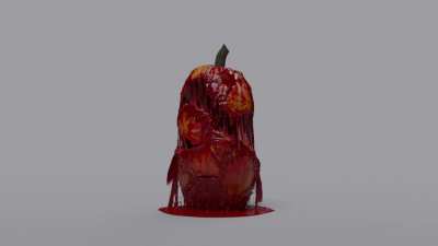 Pumpkin; Houdini soft body