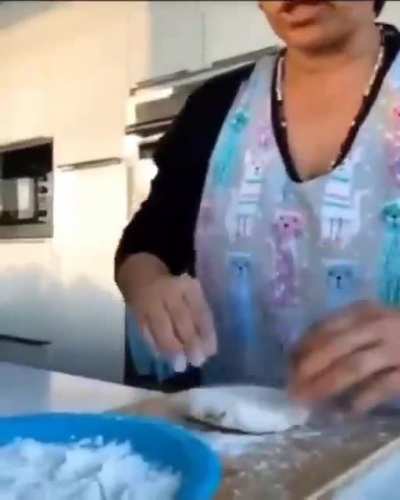 Buelita was always in the kitchen.