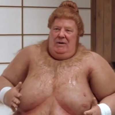 I put Donald Trump's face on Fat Bastard