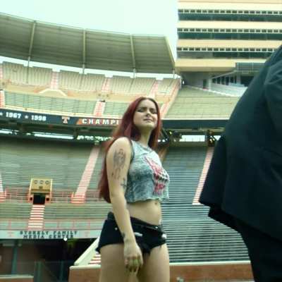 Ariel Winter looking like breeding stock for a biker gang