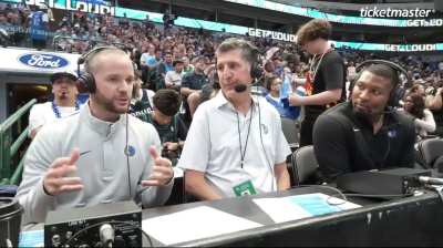 Matt Riccardi on Klay: "He's in elite shape. He's probably the guy who came back in the best shape out of all of our players...he's been shooting the hell out of the ball &amp;amp; he's been defending everybody...he's a great leader, you can feel his presence