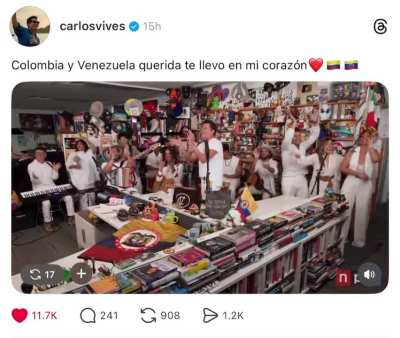 Carlos Vives nos lleva en su coraz&oacute;n