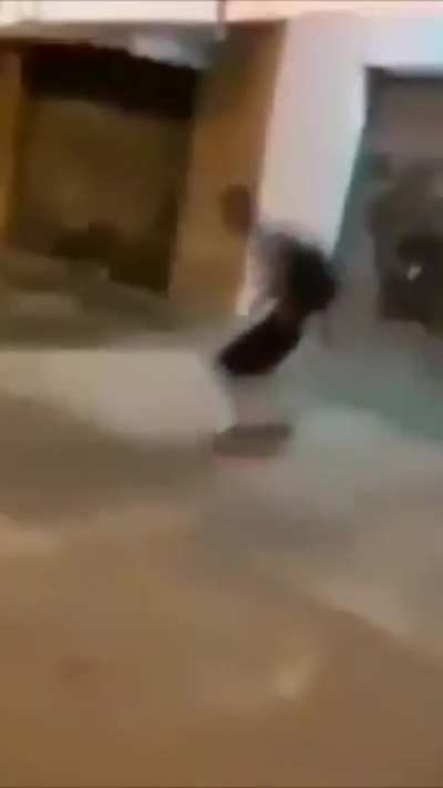 O cara pisou no ar?