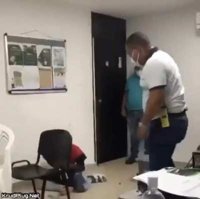 Man in Columbia chokeslammed into wall by police for not wearing a mask