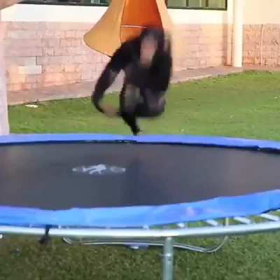 Entrenando para el monki flip