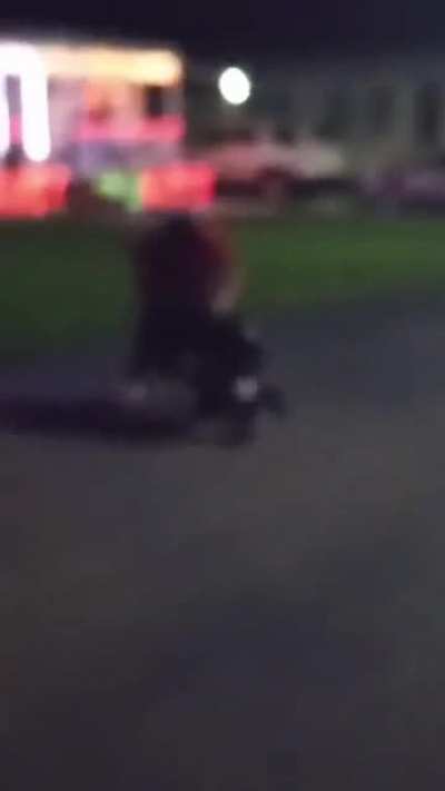 good lil scrap in the street