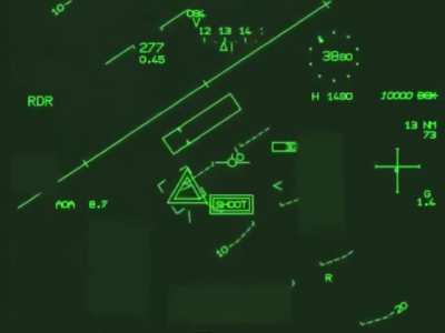 HUD footage showing French Rafale shooting down a Houthi shahed over the red sea. Published by French Air Force Chief of staff.