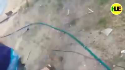 To lower a boat into the water
