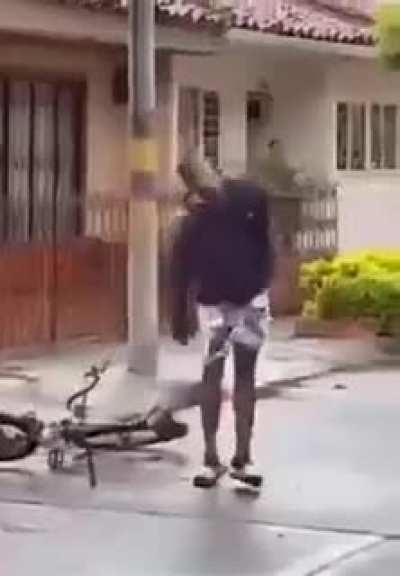 Bicycle anti-theft system.