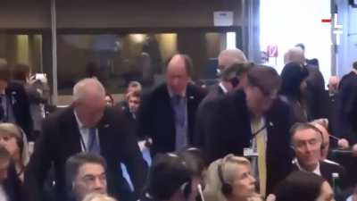 In the OSCE, the Latvian deputy proposed the Russian delegation follow the Russian warship. During the speech of a representative of the Russian Federation, the meeting participants began to leave the hall