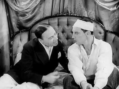 This Day in Buster&hellip;October 19, 1931
"Casanova wider Willen", the German language version of "Parlor, Bedroom and Bath" is released by MGM. Buster Keaton learned the German script phonetically which he preferred to dubbed film - here he&rsquo;s with Paul Morgan 