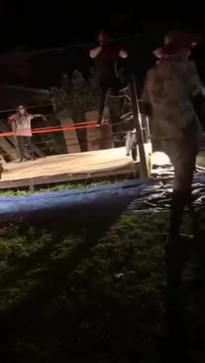 Not the best way to make an entrance