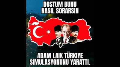 Allah devletimize zeval vermesin. Bu kardeşimize sandalye temin etmiş.