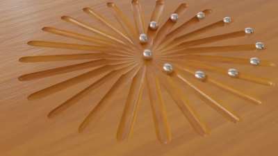Originally created by Arthur Shapiro and Alex Rose-Henig of American University, this illusion gives the overall impression that all of the movement involved is circular &ndash; but it's actually made by dots' straight motion