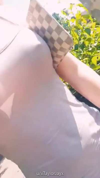 There&rsquo;s no hiding my nipples when I wear this tight dress