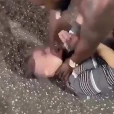 Racist tells black man 