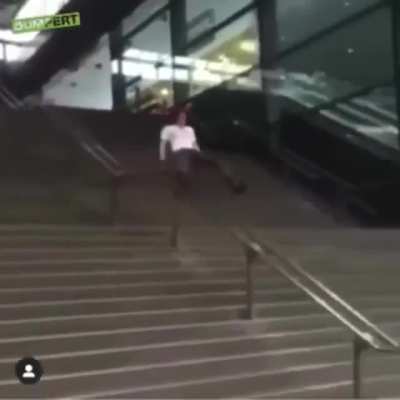 WCGW sliding down these handrails
