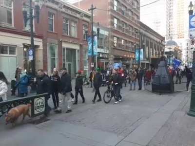 Another march downtown...I am speechless...
