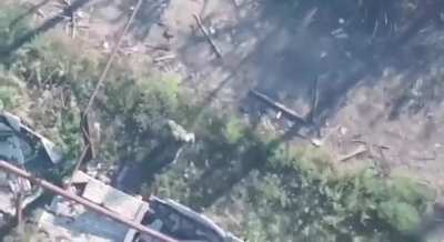 Attempted Russian break through on the Siverskyi canal in Chasiv Yar repelled with small arms & drones 
