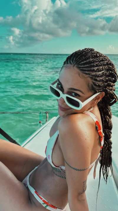 Greeicy rendon con &eacute;l cuerpo de un hombre 😏 🍆