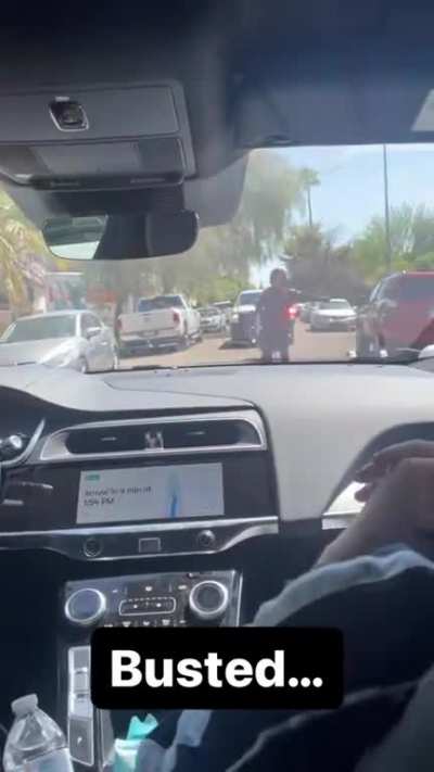 A cop tried to pull over a self-driving car