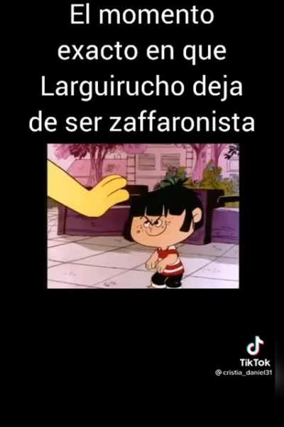 Menos mal que abriste los ojos, Larguirucho