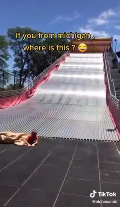 Excellent style points for his sliding technique