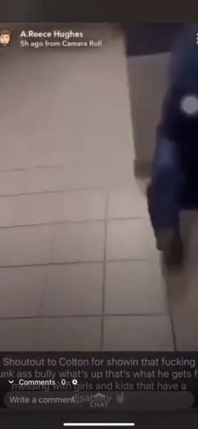 Bro got clobbered
