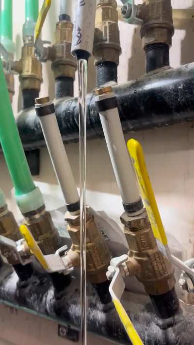 Draining down has never been so beautiful