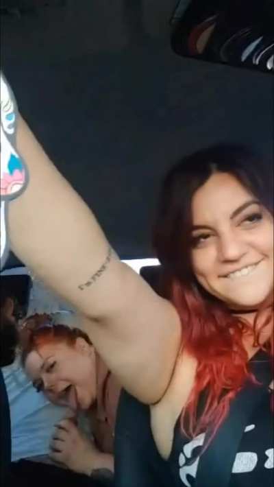 would you drive slow next to us [f]