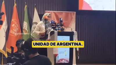 Vanina Biassi di&oacute; una conferencia en Irak: "Perseguida pol&iacute;tica y judicialmente por Javier milei"