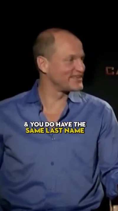 The exact moment Woody Harrelson realized Chris Hemsworth &amp;amp; Liam Hemsworth are brothers (not (OC)