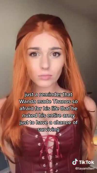 Wanda is the strongest avenger