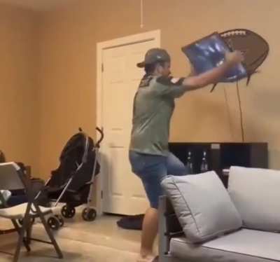 Cowboys fan having a bad time