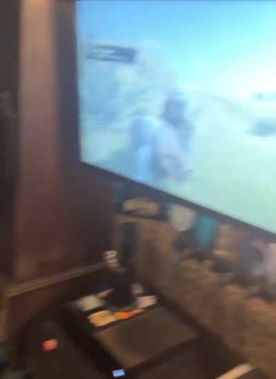 Due to a mugging 17 yrs ago my cousin was left fully paralyzed with limited mobility in his right arm/hand. This is how he has to use his controller…but he’s beaten the game. Would anyone happen know someone who sells custom controllers? I would like to b