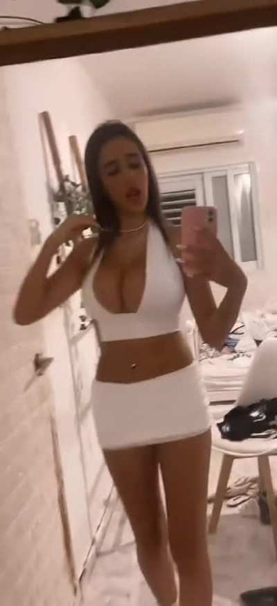 Busty skinny